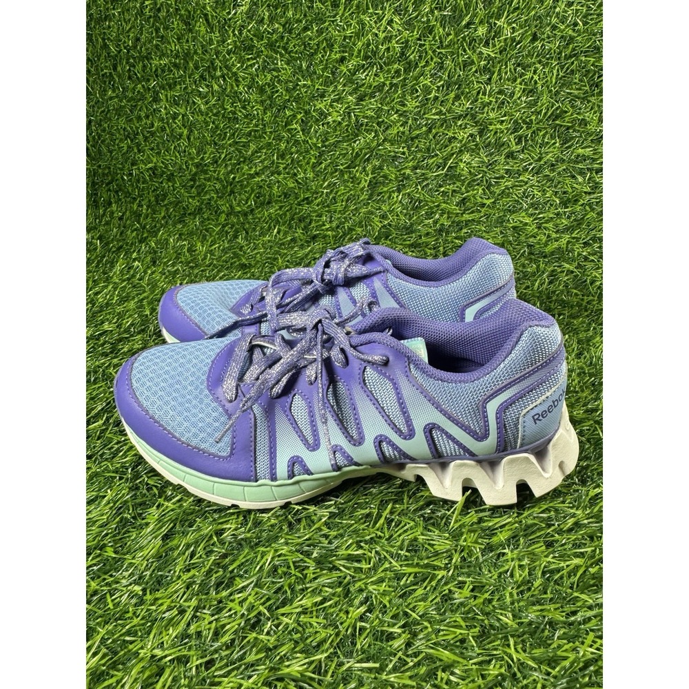 Reebok Running ZigTech Strap Purple  Mesh Shoes Womens Size 6 Fast Ship
